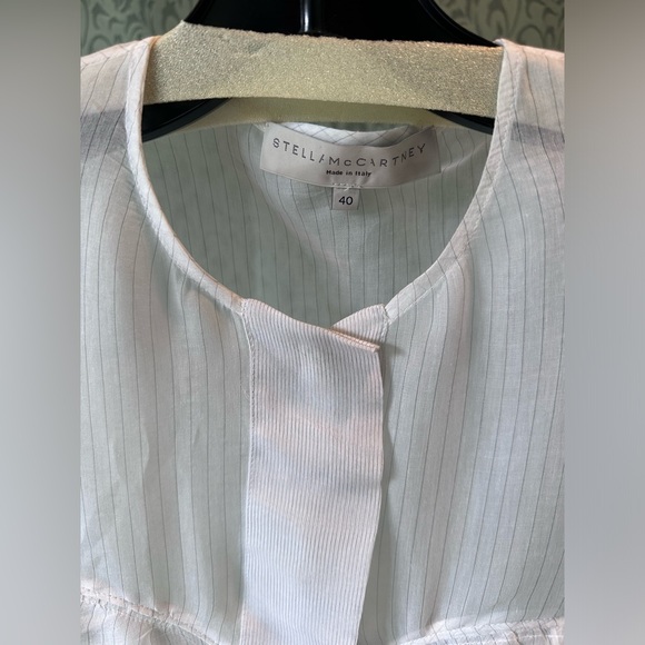 Beautifully Sheer Silk/Cotton Blouse by Stella McCartney - Picture 7 of 8